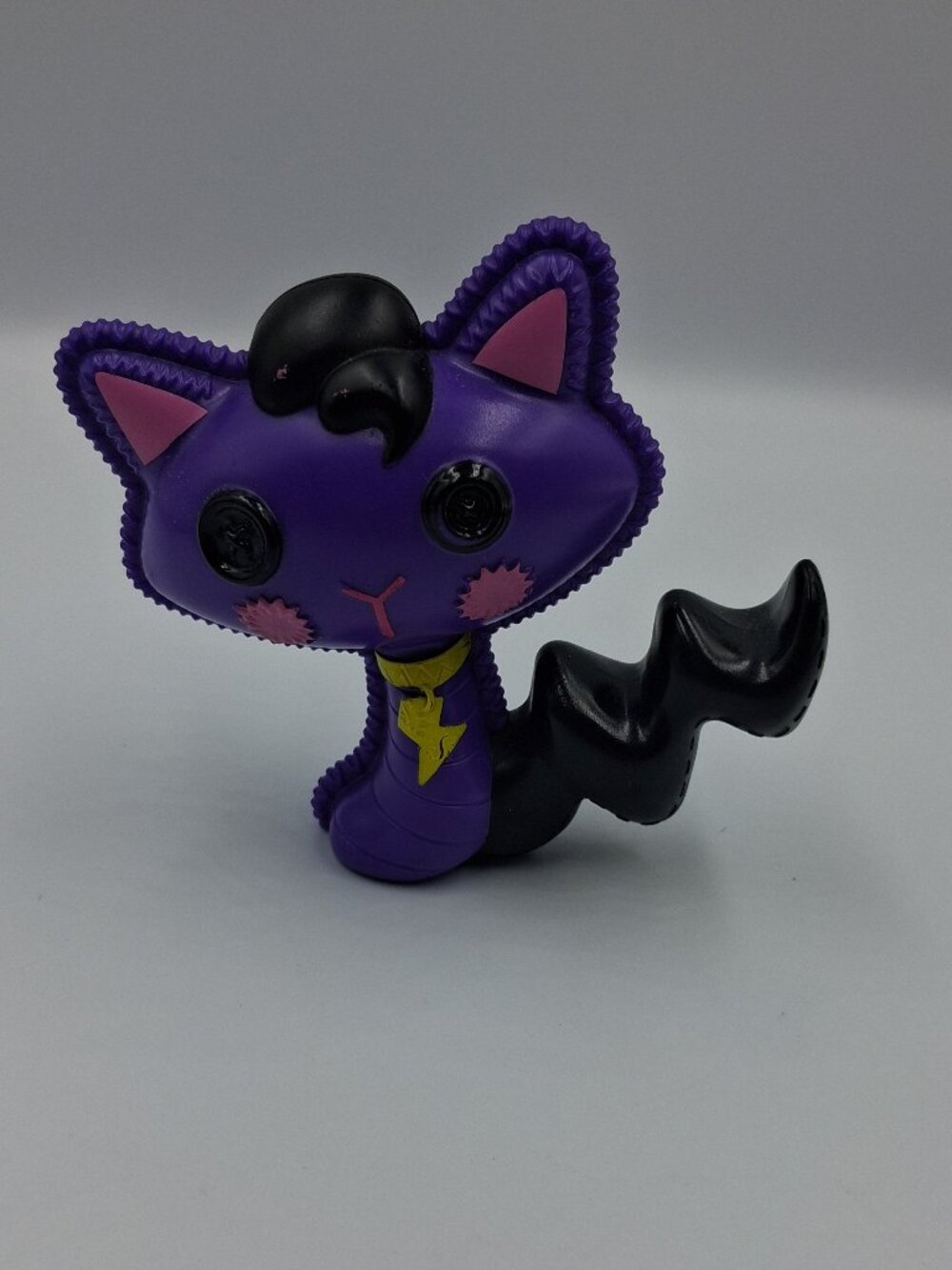 HTF 2020 Lalaloopsy 3" Purple Storm E Sky Cool Cat Pet Replacement Figure Toy